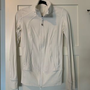 White Lululemon jacket- size 4